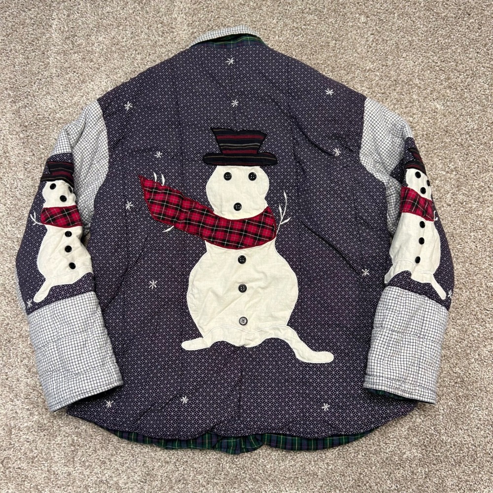 Vintage Patch Magic Reversible Jacket Christmas S… - image 6